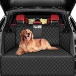 Dog Car Seat Cover,Car Boot Protector SUV Boot Liner for Dogs, Waterproof Scratch Proof Pet Seat Cover Mats with Side Flaps Non-Slip Washable Universal Size for All Vehicles Truck SUV
