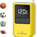 Ball Pump for Sports Balls, Portable Electric Basketball Pump Ultra Fast Inflation, with Digital LED Display Air Pump for Balls, Preset Pressure with Ball Needle for Soccer, Volleyball