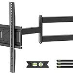USX MOUNT Full Motion Long Arm TV Wall Mount for Most 32-60 Inch TVs up to 80 Lbs, TV Wall Bracket with Smooth Motion Swivel Tilt, 31.22" Extension, Max VESA 400x400mm, Perfect for Corner, XMM930