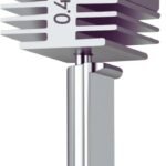 for Bambu Lab A1 Hot End,for Bambu Lab A1 Nozzle 0.4mm Bamboo A1 Nozzle | for Bambu A1 Hotend .4mm for Bambu A1 Hardened Steel Nozzle Bamboo Lab Officail A1 Hotend Kit, High Flow Silver, 0.4MM