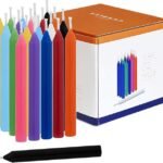 100 PCS Unscented Assorted Colors Taper Candle, Assorted Colors Spell Candles 4" Tall x 1/2" Diameter Great for Casting Chimes, Rituals, Spells, Wiccan Supplies