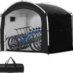 Bike Storage Shed Tent,210D Oxford PU4000 Waterproof Cover for Bicycles