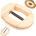 Wooden Hat Stretcher, Adjustable Caps Expander with Metal Turnbuckle, 4 Way Jack Stretcher for Men & Women Cowboy, Fedora & Baseball Caps