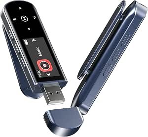 71FWIXfIAjL._AC_SY300_SX300_QL70_ML2_ RUIZU 64GB USB MP3 Player with Bluetooth 5.3 & Clip for Sports Running - Image 1