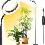 Growing Lights for Indoor Plants,72 LED Full Spectrum Plants Grow Light, 60-170cm Height Adjustable Plant Lights with Stand, 360° Gooseneck, 5 Dimmable Levels,3/9/12H Timer,for Large Tall Plants