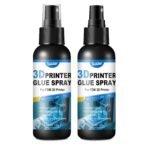 3D Printer Glue Spray 2 PCS 200ml 3D Printer Bed Adhesive of PLA, ABS, PETG, TPU Filaments on Various Build Plate - Premium 3D Printing Accessories