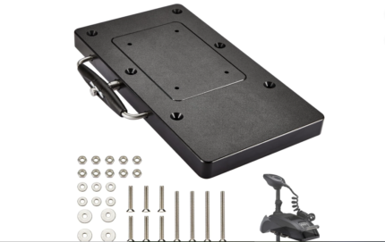 MKA-21 Quick Release Bracket 1854021,Fits Ulterra,Terrova,PowerDrive,PowerDrive V2,Deckhand 40,Pontoon Trolling Motors,Easy Install Mounting Bracket,Black