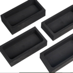 Nelyrho 1kg 4-Piece Graphite Ingot Molds for Casting Metals | Metal melting & refining tools, for melting and casting gold, silver, aluminum, copper,...