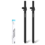 Vondynote Speaker Poles for Subwoofer M20 Speaker Pole Extender, Set of 2 | 30"-48" Adjustable Height, Extendable Sub to Speaker Poles, Speaker Pole...