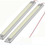 12V/24V LED Interior Light Bar, 168 LEDs 12W LED Strip Lights with ON/Off Switch for Enclosed Trailer Truck RV Car Lorry Camper Boat Caravan Motorhome Home Cabinet (2 Pack) (168 LEDs)