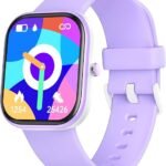 ZONEY Kids Smart Watch for Boys Girls, IP68 Waterproof Kids Fitness Activity Tracker Watch,Heart Rate Sleep Monitor,8 Sport Modes,Pedometers,Calories Counter,Alarm Clock,Kids Gifts (Purple)