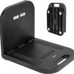 VIVO Magnetic Portable Laptop Workstation, Notebook/Tablet Shelf, Utility Platform, Hands-Free Compact Desk, Attaches to Flat Steel Surfaces, Black, DESK-MAG01