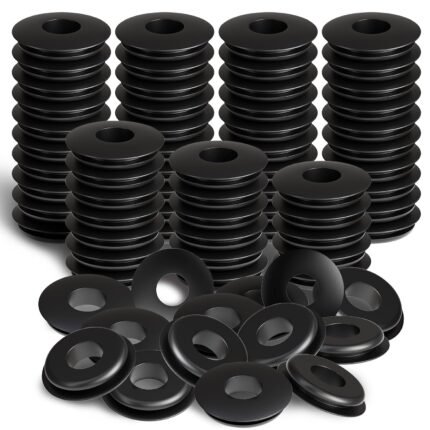 100PCS Glad Hand Seals, Solid Rubber Round Gaskets for Semi Trucks