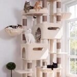 Heybly Cat Tree, 190 cm Spacious & Tall Cat Tower for Large Cats HCT062MJ-1