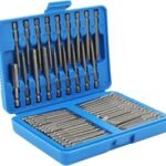 50Pcs Extra Long Security Bit Set,Screwdriver Bit Set, Extra Long Magnetic Driver Kit CR-V ABS Screwdriver Bit, Square Flat Hex Spline Clutch Torq Multi Sizes Screwdriver Bits