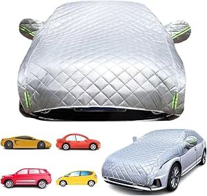 71XzbcBu0eL._AC_SY300_SX300_QL70_ML2_ Hail Protector Car Cover – 5-Layer Car Cover for Hail Protection, Waterproof All-Weather Protection – Snowproof, Windproof, UV Fits Hatchback, Sedan & SUV - Image 1