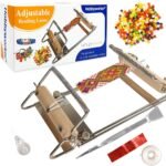 hobbyworker The Third Generation Beading Loom Kit with Seed Beads, Bead Needle,Thread,Needle Threader and Instruction Manual,Bead Looms for Adult Jewelry Beading Supplies