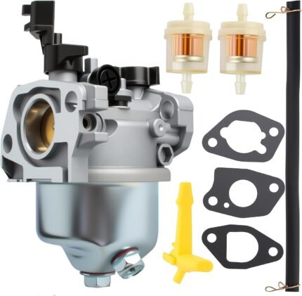 27.131000.04 Carburetor Fit for Champion Part# 27.131000.04, 27.131000.09 – Champion 100424 27Ton 224cc Log Splitter, 25Ton Folsleine Balke Log Splitter – Champion Generator Carburetor