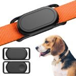 for Samsung Galaxy SmartTag2 Dog Collar Holder, 2 Pack Waterproof Silicone Case for Galaxy Smart Tag 2,GPS Tracker Smarttag2 Case for Pet Dog Cat Collars