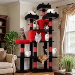 Heavy Duty Cat Tree for Indoor Cat, 71 Inch Large Cat Tower
