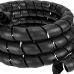 ANCIMOON Hydraulic Hose Protector, 2" OD x 10' Length Spiral Wrap
