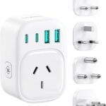 LENCENT Type D, G, M and N Travel Adapter, Universal Plug Adaptor