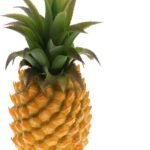 Yarrkc 12" Large Artificial Pineapple Fruit Ornament, Fake Pineapple Display High Simulation Dummy Fruits Vegetables Studio Photo Prop for House Party Decor