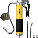 8000 PSI Heavy Duty Pistol Grip Grease Gun Kit, 14 oz Capacity