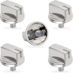 5 Pack AEZ73293801 Gas Stove Knobs - Compatible with LG Stove/Range Knobs