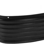 Front Fender Skirt Trim for Harley Touring 14-24, Black Steel