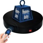 Remote Motorized Electric Turntable Rotating Display Stand Spinning Rotating Platform 360 Photography Turntable lazy susan base giratoria para for Photography,Display,3D Scan,Exhibition rotating table