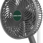 Mars Hydro M6 Grow Tent Fan, 10 Speeds Powerful Oscillating Clip Fan with Low Noise for Hydroponic Plants and Ventilation Circulation with Convenient APP/WiFi Control