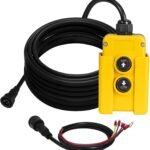 ECO-WORTHY 4 Wire Dump Trailer Remote Control Switch for Hydraulic Pump 12V DC for Lift Winch Dump Bed