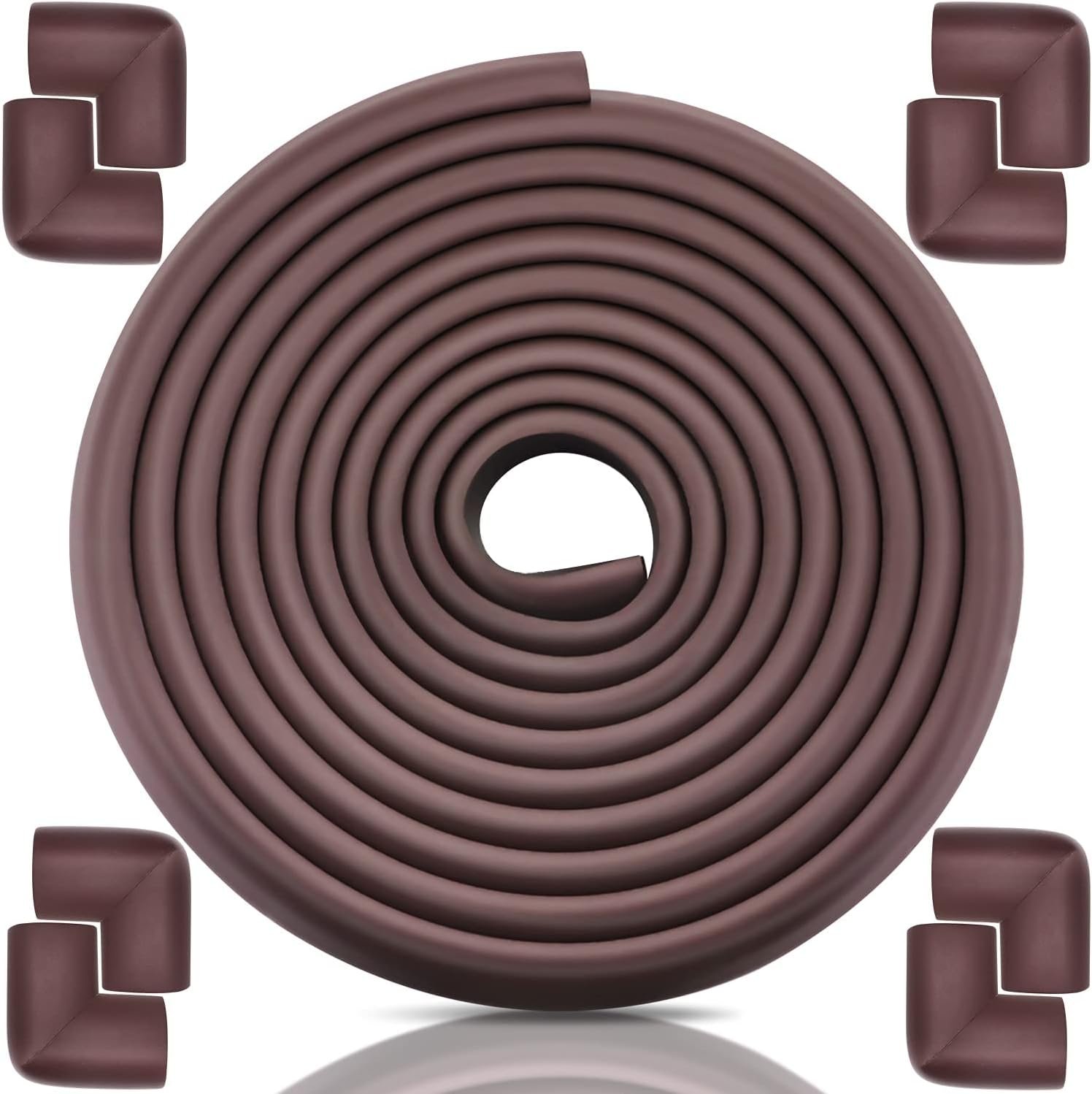 61V3BE9sHxL._AC_SL1500_ Baby Proofing Edge Corner Protectors for Furniture, 18ft Edge + 8 Corners