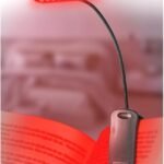 Red Reading Light, 670nm Red Light Book Light for Reading in Bed 1 Plack