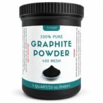 Graphite Powder 400 Mesh, 1 Quart Dry Powdered Graphite Lubricant