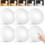 5CCT LED RV Dome Lights 6Pk, 4.5" 5W DC12V On/Off Light for Boat Camper