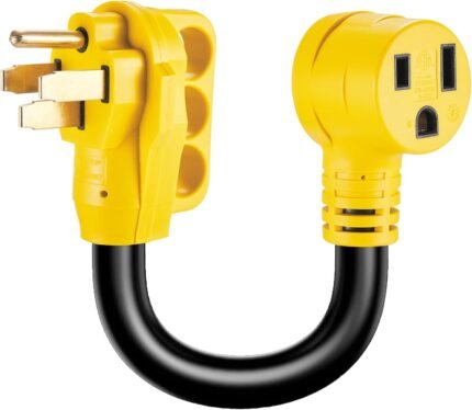 50 Amp Welder Adapter Cord NEMA 14-50P to 6-50R, STW 6 AWG/3C