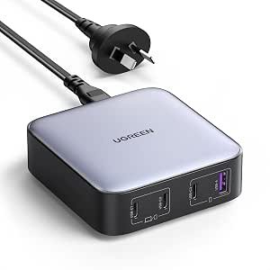 61vhZLZsCbL._AC_SY300_SX300_QL70_ML2_ UGREEN 100W USB C Charger Nexode 4 Ports Laptop GaN II Charging Station Fast Power Adapter for MacBook Pro, Dell XPS 15, iPhone 18 Pro Max/Duo, Galaxy S26 Ultra (PPS 60W), iPad, Steam Deck, Switch - Image 1