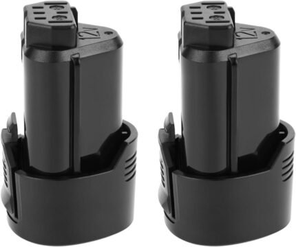 2 Pack 3000mAh Li-ion Replacement Batteries for Ridgid 12V Battery R82007