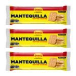 Pozuelo Mantequilla, Butter Cookies, 11.0 oz (3 Pack)