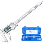 Kynup 8 Inch Digital Caliper Measuring Tool, Stainless Steel Micrometer