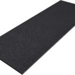 Amylove 1 Pack Upholstery Foam Sheet, 1/2" X 24" X 72", Black