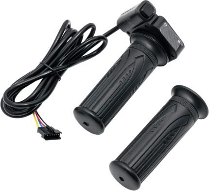 36V Electric Bike Throttle, 6-Pin Twist Grip with Cruise Control, Compatible with Jetson Bolt Pro/Atlas, DYU D3F/D2F/C3/C4(Black)
