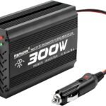 300 Watt Power Inverter car Small Inverter Rate 300W / Peak 600W DC12V to AC 110V RV Portable Inverter for Camping Charging dc to ac Vehicle Power Inverter-Black(300W)