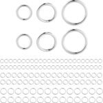 Silver Jump Rings for Jewelry Making 4mm 5mm 6mm (60 PCS)