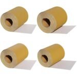 Total 20 Yards Long 2-3/4" Wide PSA Sanding Paper Roll Kit - 80 120 220 320 Grit Longboard Sandpaper, Self Adhesive Stickyback Sandpaper for Automotive, Woodworking, Hand Sanding Blocks