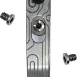 Pocket Clip for Leatherman Free P & T Series, ARC, Bond and Curl Multi-tools | Titanium TC4 - Matte | Titanium Screws | 5 Custom Designs - ‘Norwegian Wood Matte’