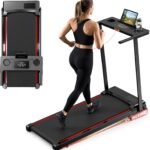 5% Incline Treadmills for Home, Portable Foldable Treadmill with Handle