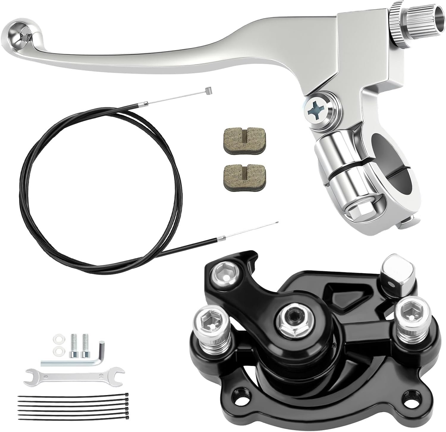 71vAkdTk0DL._AC_SL1500_ Mini Bike Brake Lever Kit Rear Brake Caliper for Mega Moto 80cc 105